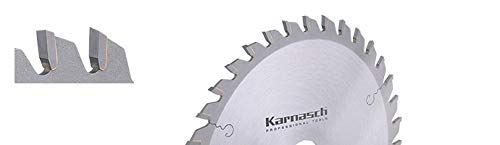 KARNASCH 111400180046 Kreissägeblatt aus Hartmetall, Hand- und Lamello-Kreissäge, Durchmesser 180 mm, Stärke 2,8/1,8 mm, Zähne 22 mm von Karnasch