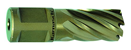 KARNASCH 201260U014 Gold-Drill Line 30 HSS-XE Spurstangenbohrer Weldongriff 14mm Schnittdurchmesser 30mm Nutzlänge 19mm Schaftdurchmesser von Karnasch