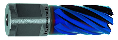 KARNASCH 201312040 Blue-Drill Line 30 Kernbohrer HSS-XE + Durable Beschichtung, Weldon-Stiel, 30 mm, Nutzlänge 40 mm, Schnittdurchmesser, 19 mm Schaftdurchmesser KARNASCH 201312040 Blue-Drill Line 30 Kernbohrer HSS-XE + Durable Beschichtung, Weldon-Stiel, 30 mm, Nutzlänge 40 mm, Schnittdurchmesser, 19 mm Schaftdurchmesser von Karnasch