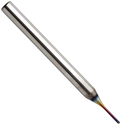 Karnasch 3062030080020060 Mikrofräse aus Hartmetall mit Winkelradius, < 15 × D Schnitttiefe, 0,8 mm, Schnittdurchmesser 0,2 mm, Radius der Ecke, 6 mm, Länge 4 mm Karnasch 3062030080020060 Mikrofräse aus Hartmetall mit Winkelradius, < 15 × D Schnitttiefe, 0,8 mm, Schnittdurchmesser 0,2 mm, Radius der Ecke, 6 mm, Länge 4 mm von Karnasch