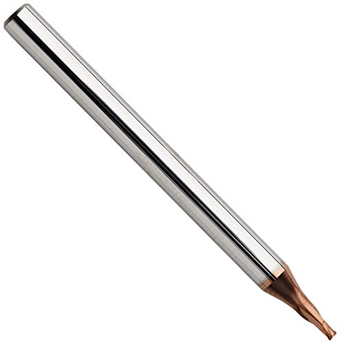 Karnasch 3062560200020040 Mikrofräse aus Hartmetall mit Radio-Winkel, < 15 × D, 2,0 mm, Schnittdurchmesser 4 mm, Länge des Schafts 50 mm, Länge 1,70 mm von Karnasch