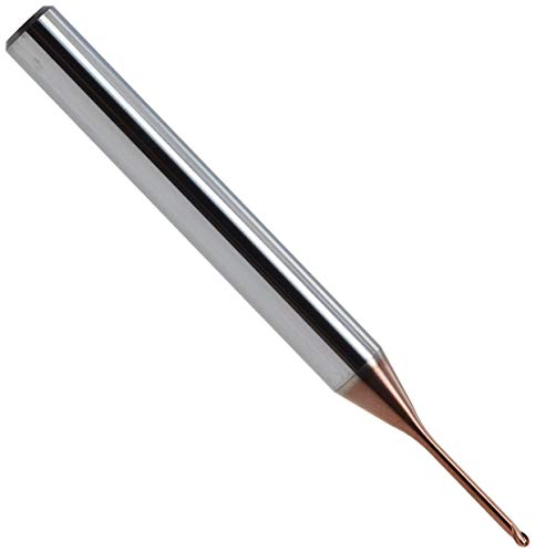 Karnasch 306264012012 Mikrofräser aus Hartmetall mit 3D-Radius, 2-20×D, 1,2 mm Schnittdurchmesser, 12 mm Länge, 6 mm Schaftdurchmesser, 65 mm Länge, 1,00 mm Länge orte Karnasch 306264012012 Mikrofräser aus Hartmetall mit 3D-Radius, 2-20×D, 1,2 mm Schnittdurchmesser, 12 mm Länge, 6 mm Schaftdurchmesser, 65 mm Länge, 1,00 mm Länge orte von Karnasch