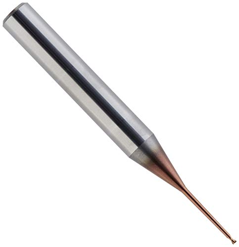 Karnasch 30626500800912 Mikrofräse aus Hartmetall mit Winkelradius, konischer Hals, 0,4°/0,9°/1,4°/1,9° < 35×D, 0,8 mm Schnittdurchmesser, 12 mm Länge, 6 mm von Karnasch