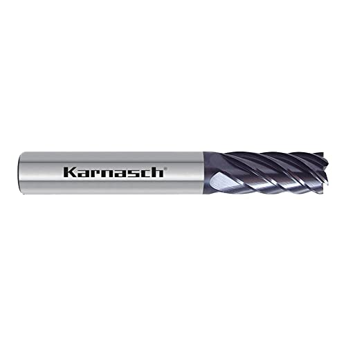 Karnasch 306456030011 Fräser aus Hartmetall, 4 × D, Rockwell Cutter, progressiv, 3 mm Schnittdurchmesser, 11 mm Schnittlänge, 64 mm Länge, 6 mm Schaftdurchmesser von Karnasch