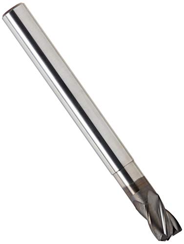 Karnasch 3065601000050030 Fräsmaschine, Hartmetall, mit Radius Winkel, extra lang, Hsc, 10,0 mm, Schnittdurchmesser 0,5 mm, Radius der Ecke, 10 mm Karnasch 3065601000050030 Fräsmaschine, Hartmetall, mit Radius Winkel, extra lang, Hsc, 10,0 mm, Schnittdurchmesser 0,5 mm, Radius der Ecke, 10 mm von Karnasch