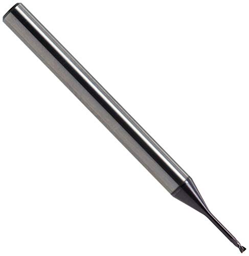 Karnasch 308011010001007 Valuetool Mikrofräse Hartmetall mit Winkelradio, < 20 × D Schnitttiefe, < 55 Hrc, 1,0 mm Schnittdurchmesser, 7 mm Länge, 4 mm von Karnasch