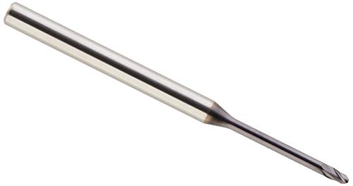 Karnasch 308011020002020 Valuetool Mikrofräse aus Hartmetall mit Winkelradio, < 20 × D Schnitttiefe, < 55 Hrc, 2,0 mm Schnittdurchmesser, 20 mm Länge verwendet 4 mm von Karnasch