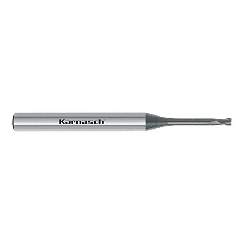 Karnasch 308011030003030 Valuetool Microfräse Hartmetall mit Winkelradio, 20 × D Schnitttiefe, 55 Hrc, 3,0 mm Schnittdurchmesser, 30 mm Länge, 6 mm von Karnasch