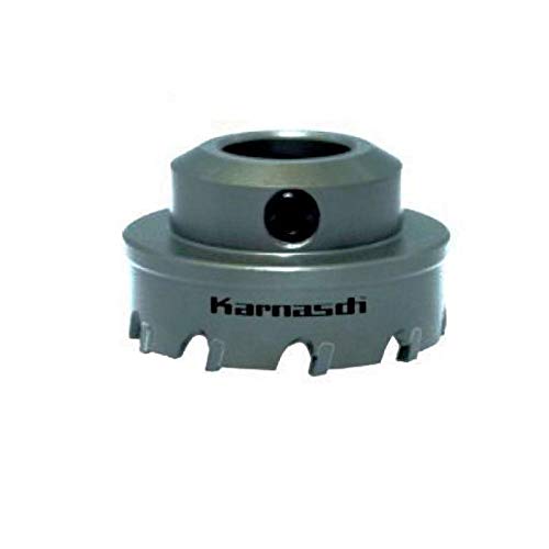 Hartmetall-bestückte Lochsäge Power-Max 10 nur Lochsägenkörper für Stahl Edelstahl Grauguss Kupfer GFK, Schnitttiefe 12mm, Ø d=21mm von Karnasch