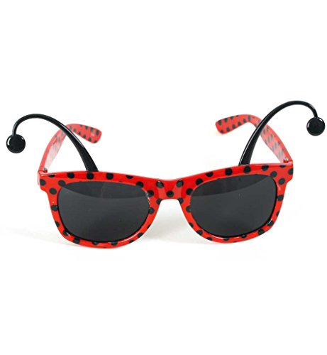 KarnevalsTeufel.de Marienkäfer Brille Rot Retro Rund Karnevalsbrille KarnevalsTeufel.de Marienkäfer Brille Rot Retro Rund Karnevalsbrille von KarnevalsTeufel.de