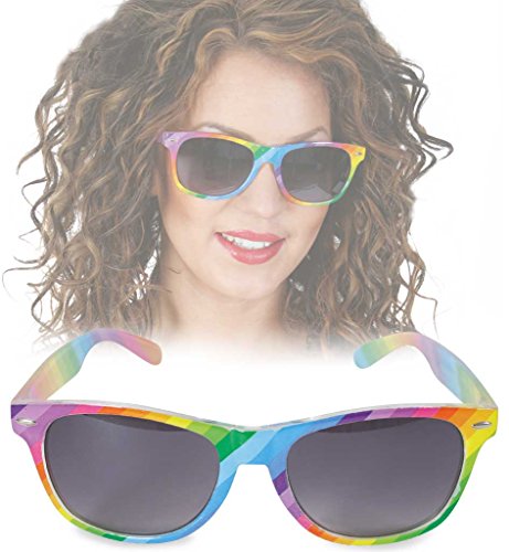 Brille Rainbow, Sonnenbrille, Karneval, Fasching, Mottoparty Brille Rainbow, Sonnenbrille, Karneval, Fasching, Mottoparty von KarnevalsTeufel.de