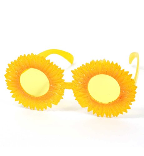 Brille Sonnenblume, Motivbrille, Karneval, Mottoparty, Festival, Accessoire Brille Sonnenblume, Motivbrille, Karneval, Mottoparty, Festival, Accessoire von KarnevalsTeufel.de
