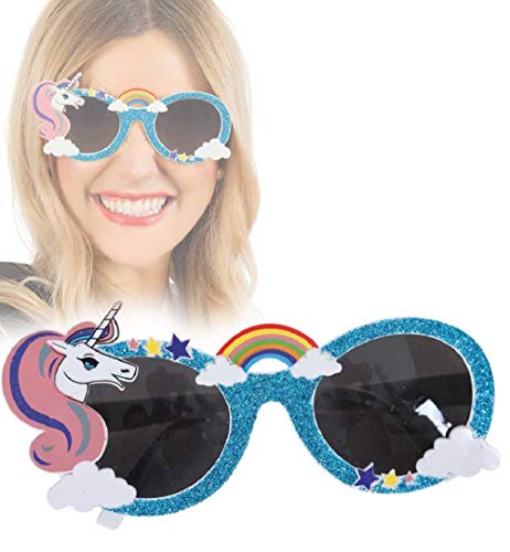 KarnevalsTeufel.de Einhornbrille Unicorn Sonnenbrille Regenbogen Glitzerbrille Partybrille Rainbow Mehrfarbig Mottoparty Märchen KarnevalsTeufel.de Einhornbrille Unicorn Sonnenbrille Regenbogen Glitzerbrille Partybrille Rainbow Mehrfarbig Mottoparty Märchen von KarnevalsTeufel.de