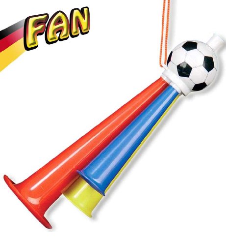 KarnevalsTeufel.de Fußball Fanfare ca. 25 cm, Deutschland, Fußball, WM, EM KarnevalsTeufel.de Fußball Fanfare ca. 25 cm, Deutschland, Fußball, WM, EM von KarnevalsTeufel.de