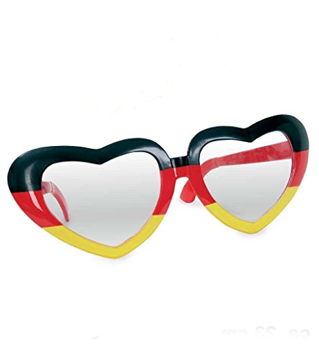 KarnevalsTeufel.de Riesenbrille Fan, Herzbrille, Deutschland, Fanartikel, Spassartikel KarnevalsTeufel.de Riesenbrille Fan, Herzbrille, Deutschland, Fanartikel, Spassartikel von KarnevalsTeufel.de