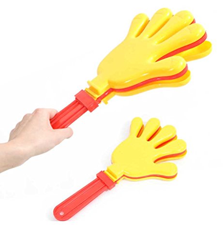 KarnevalsTeufel.de Klapperhand Fan Deutschland Fanartikel gelb-rot KarnevalsTeufel.de Klapperhand Fan Deutschland Fanartikel gelb-rot von KarnevalsTeufel.de
