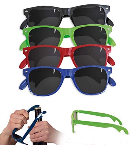 KarnevalsTeufel.de Party-Brille, Öffner-Brille, Spass-Brille, farblich Sortiert (Rot) von KarnevalsTeufel.de