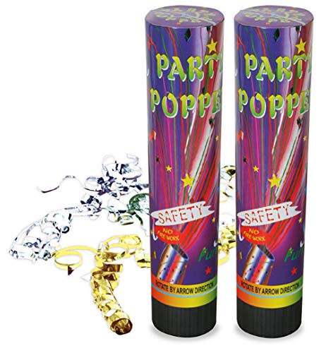 KarnevalsTeufel Partypopper Gold Silber Partyknaller Spaßbombe Silvesterknaller Tischknaller Konfettikanone Konfettishooter KarnevalsTeufel Partypopper Gold Silber Partyknaller Spaßbombe Silvesterknaller Tischknaller Konfettikanone Konfettishooter von KarnevalsTeufel.de