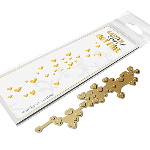 Hot Foil Plate Stamp Hintergründe & Muster Karten-Kunst kk-HF015 - Herz-Konfetti/Heart Confetti Hot Foil Plate Stamp Hintergründe & Muster Karten-Kunst kk-HF015 - Herz-Konfetti/Heart Confetti von Kartenkunst
