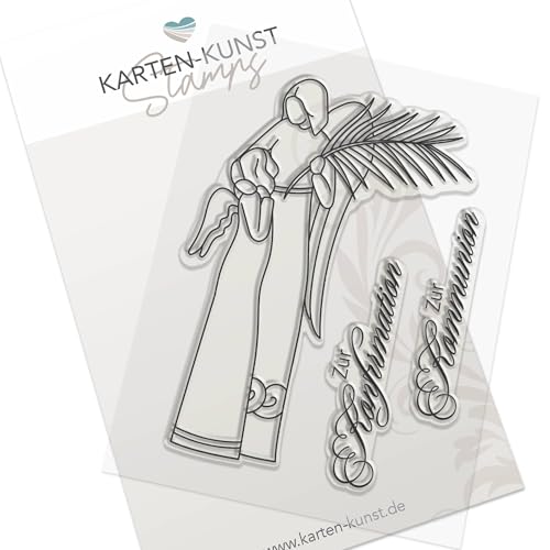 Karten-Kunst Clear Stamps KK-0105 Stempel Engel zur Konfirmation und Kommunion Silikonstempel Karten-Kunst Clear Stamps KK-0105 Stempel Engel zur Konfirmation und Kommunion Silikonstempel von Kartenkunst