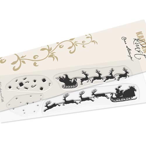 Karten-Kunst Clear Stamps KK-0171 Stempel Santa Silhouette Silikonstempel von Kartenkunst