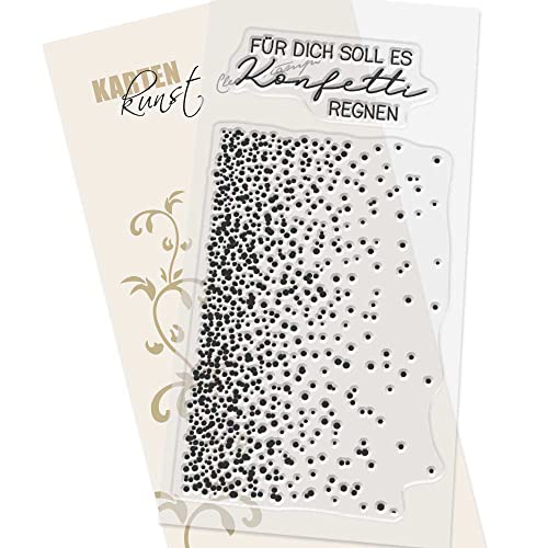 Karten-Kunst Clear Stamps KK-0209 Stempel Konfetti Silikonstempel Karten-Kunst Clear Stamps KK-0209 Stempel Konfetti Silikonstempel von Kartenkunst