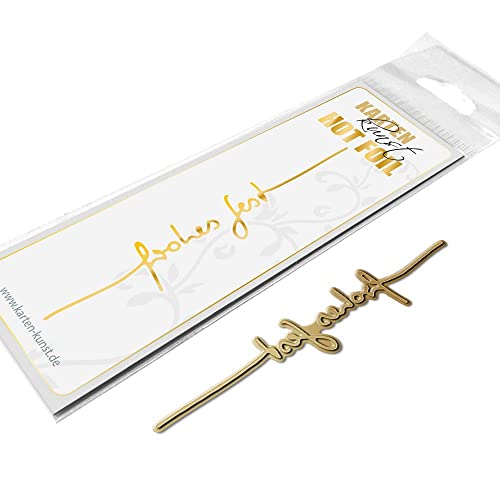 Karten-Kunst Hot Foil Plate Stamp 'Frohes Fest' - Schriftzug, Silikon, Weiß, Rechteckig, Stempel, Heißfolierung, Weihnachten Karten-Kunst Hot Foil Plate Stamp 'Frohes Fest' - Schriftzug, Silikon, Weiß, Rechteckig, Stempel, Heißfolierung, Weihnachten von Kartenkunst