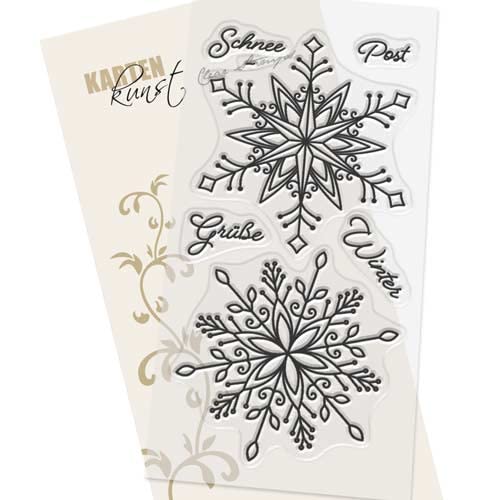 Kartenkunst Clear Stamp-Set Motiv-Stempel Weihnachten Groß KK-0206 - Riesige Schneeflocken Kartenkunst Clear Stamp-Set Motiv-Stempel Weihnachten Groß KK-0206 - Riesige Schneeflocken von Karten-Kunst