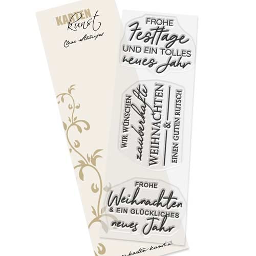 Kartenkunst Stamp-Set Motiv-Stempel Karten-Kunst Weihnachten KK-0196 - Spruch-Kombinationen Weihnachten Kartenkunst Stamp-Set Motiv-Stempel Karten-Kunst Weihnachten KK-0196 - Spruch-Kombinationen Weihnachten von Kartenkunst