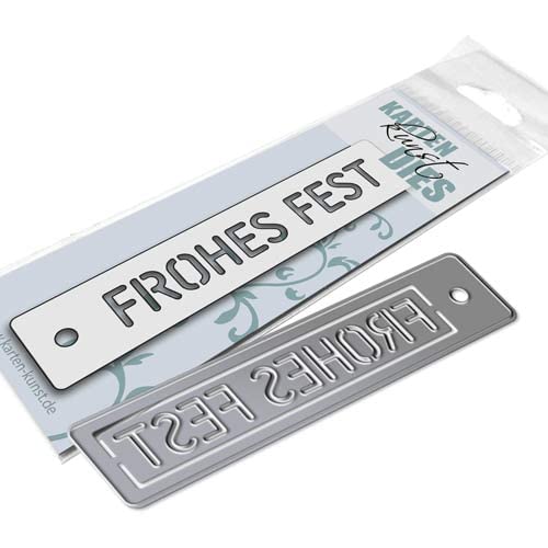 Kartenkunst Stanzschablone Stanze Die Thinlits Karten-Kunst kk-D162 - Stencil Tag Frohes Fest Kartenkunst Stanzschablone Stanze Die Thinlits Karten-Kunst kk-D162 - Stencil Tag Frohes Fest von Kartenkunst