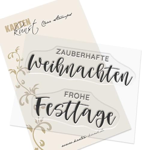 Karten-Kunst Clear Stamps KK-0247 Stempel Lettering Weihnachten Silikonstempel Karten-Kunst Clear Stamps KK-0247 Stempel Lettering Weihnachten Silikonstempel von Karten-Kunst