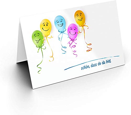 100 / Tischkarten/Luftballons/UV-Lack glänzend/für Weihnachten/Silvester/Hochzeit/Geburtstag/Jubiläum/als Tischdekoration/Format / 8,5 x 11,2 cm / 850 mm x 1120 mm 100 / Tischkarten/Luftballons/UV-Lack glänzend/für Weihnachten/Silvester/Hochzeit/Geburtstag/Jubiläum/als Tischdekoration/Format / 8,5 x 11,2 cm / 850 mm x 1120 mm von Karten24Plus
