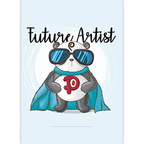 1 Cooler Kinder DIN A3 Malblock mit Hero Panda: Future Artist • Zeichenblock Skizzen-Block 25 Blatt weiß, kopfverleimt, holzfreies Qualitäts-Papier 100g/m² - für Schule, Basteln, Hobby 1 Cooler Kinder DIN A3 Malblock mit Hero Panda: Future Artist • Zeichenblock Skizzen-Block 25 Blatt weiß, kopfverleimt, holzfreies Qualitäts-Papier 100g/m² - für Schule, Basteln, Hobby von Kartenkaufrausch