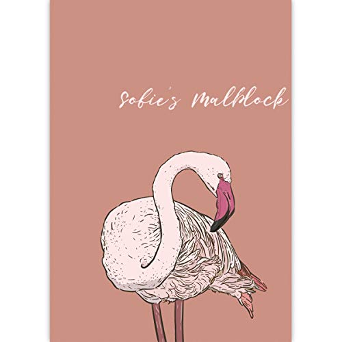 1 personalisierter Edler Malblock A3 mit feinem Flamingo mit Namen • Zeichenblock Skizzen-Block 25 Blatt blanko, kopfverleimt, holzfreies Qualitäts-Papier 100g/m²- für Schule, Basteln, Hobby 1 personalisierter Edler Malblock A3 mit feinem Flamingo mit Namen • Zeichenblock Skizzen-Block 25 Blatt blanko, kopfverleimt, holzfreies Qualitäts-Papier 100g/m²- für Schule, Basteln, Hobby von Kartenkaufrausch