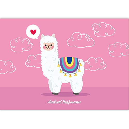 1 personalisierter Süßer Comic Lama Malblock A3 mit Herz, rosa, mit Namen • Zeichenblock Skizzen-Block 25 Blatt blanko, kopfverleimt, Papier 100g/m²- für Schule, Basteln, Hobby 1 personalisierter Süßer Comic Lama Malblock A3 mit Herz, rosa, mit Namen • Zeichenblock Skizzen-Block 25 Blatt blanko, kopfverleimt, Papier 100g/m²- für Schule, Basteln, Hobby von Kartenkaufrausch
