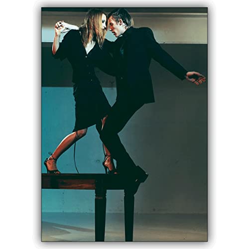 4 Tanz Grusskarten Fotokunst Tanz Klappkarte: It takes two to tango • hübsche hochwertige Grusskarten Set mit Umschlägen zu vielen Anlässen von Kartenkaufrausch