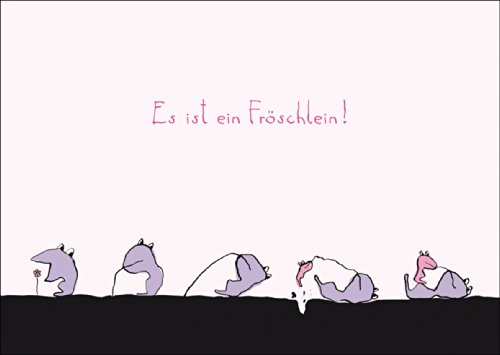 Süße Mädchen Frosch Baby Geburtsanzeige: Es ist ein Fröschlein! • niedliche Willkommens Klappkarte, Gratulations-karte zur Geburt für Mutter und Kind für Mitarbeiter, Familie Süße Mädchen Frosch Baby Geburtsanzeige: Es ist ein Fröschlein! • niedliche Willkommens Klappkarte, Gratulations-karte zur Geburt für Mutter und Kind für Mitarbeiter, Familie von Kartenkaufrausch