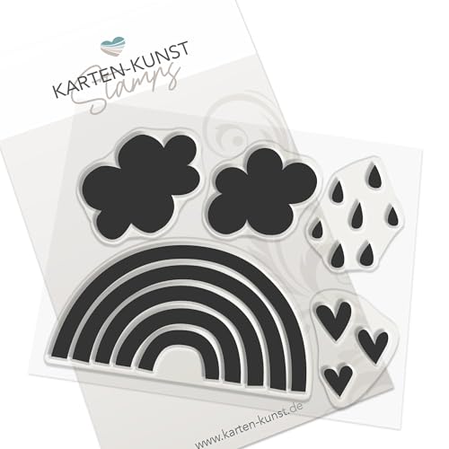 Karten-Kunst Clear Stamps KK-0186 Stempel Rainbows Silikonstempel Karten-Kunst Clear Stamps KK-0186 Stempel Rainbows Silikonstempel von Kartenkunst