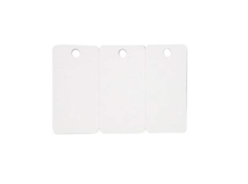 Plastikkarten KEY TAG perforiert | 3 gleiche Teile mit Loch | 1-100 Stück | Blanko Rohlinge | NEU! (1) von Kartenstudio