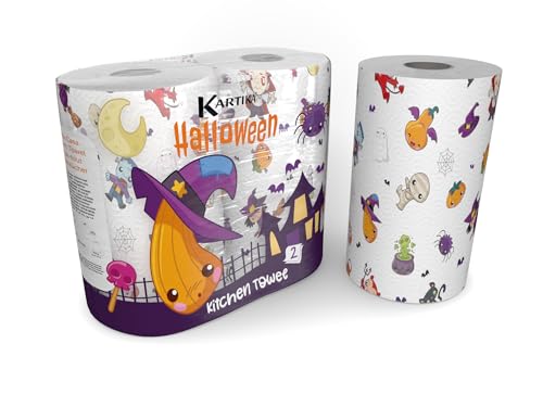 Hauspapier, 2 x 70 cm, 2-lagig, Karitka Halloween Hauspapier, 2 x 70 cm, 2-lagig, Karitka Halloween von Kartika