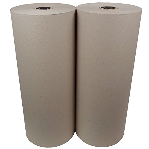 2 Rollen Schrenzpapier Packpapier 80g/m² 50 cm x 250 lfm a 10 kg mit Innenhülse von Kartondealer