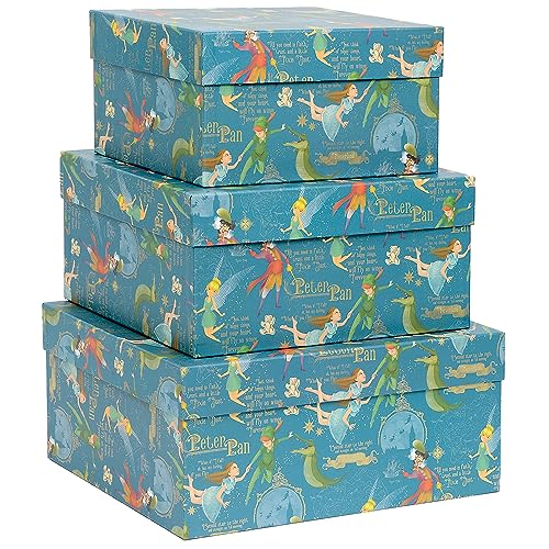 Kartos >Set mit 3 mittelgroßen Geschenkboxen, Motiv: Peter Pan, verschiedene Größen Kartos >Set mit 3 mittelgroßen Geschenkboxen, Motiv: Peter Pan, verschiedene Größen von Kartos