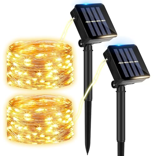 2 StüCk Solar Lichterkette Aussen 12m 120 LED Lichterkette Solar AußEn Wetterfest 8 Modi Solar Lichterkette Outdoor Geeignet für Garten, Balkon, Camping, Hof, Partys, Hochzeiten, Weihnachtsdekoration 2 StüCk Solar Lichterkette Aussen 12m 120 LED Lichterkette Solar AußEn Wetterfest 8 Modi Solar Lichterkette Outdoor Geeignet für Garten, Balkon, Camping, Hof, Partys, Hochzeiten, Weihnachtsdekoration von Kasanni