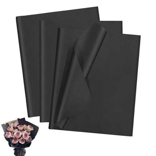 72 Blatt Seidenpapier Schwarz 50x70cm, Seidenpapier Verpackungsmaterial, Geschenkpapier Schwarz für Blumensträuße, Geschenkverpackungen, Füllmaterial Geschenk, Geburtstage, Halloween 72 Blatt Seidenpapier Schwarz 50x70cm, Seidenpapier Verpackungsmaterial, Geschenkpapier Schwarz für Blumensträuße, Geschenkverpackungen, Füllmaterial Geschenk, Geburtstage, Halloween von Kaseryao