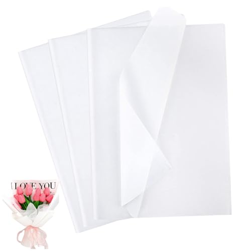 72 Blatt Seidenpapier Weiß 50x70cm, Seidenpapier Verpackungsmaterial für Blumensträuße, DIY-Geschenkdekoration, Füllmaterial Geschenk, Kunsthandwerk, Geburtstage 72 Blatt Seidenpapier Weiß 50x70cm, Seidenpapier Verpackungsmaterial für Blumensträuße, DIY-Geschenkdekoration, Füllmaterial Geschenk, Kunsthandwerk, Geburtstage von Kaseryao
