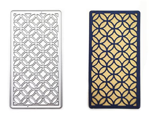 Metall-Stanzformen, Gitterrahmen, Stanzschablonen für Bastelarbeiten, Scrapbooking, Karten, dekorative Prägepapier-Stanzformen für Alben, Karten, Scrapbooking Metall-Stanzformen, Gitterrahmen, Stanzschablonen für Bastelarbeiten, Scrapbooking, Karten, dekorative Prägepapier-Stanzformen für Alben, Karten, Scrapbooking von Kashoer