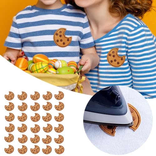 Aufnäher Zum Aufbügeln 30 Cookies Kekse Bestickter Stoffaufkleber Dekorativer Keksaufnäher Patch Gesticktes Etikett Gebügeltes Gesticktes Abzeichen Aufnäher Zum Aufbügeln 30 Cookies Kekse Bestickter Stoffaufkleber Dekorativer Keksaufnäher Patch Gesticktes Etikett Gebügeltes Gesticktes Abzeichen von Kashyke