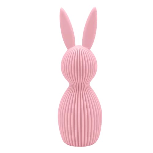 Kashyke Moderne Osterhase Deko 3D Druck Deko Hase, Osterdeko I Hasen Modern I Tolle Osterfiguren, Hasenfiguren, Dekofigur, Osterdeko Tisch, Dekoration für Ostern (Rosa) von Kashyke
