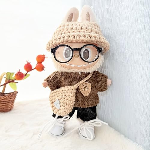 Kleidung Kompatibel mit Labubu Puppen, Labubu Clothing, Labubu Kleidung Outfit für die 17 cm Mini Plüsch Puppen Plüschpuppe (#05) von Kashyke