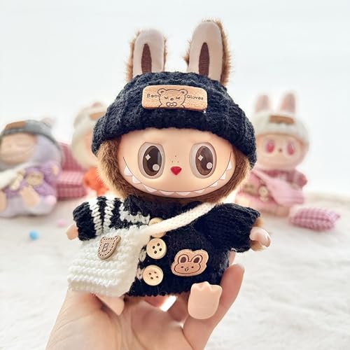 Kleidung Kompatibel mit Labubu Puppen, Labubu Clothing, Labubu Kleidung Outfit für die 17 cm Mini Plüsch Puppen Plüschpuppe (#07) von Kashyke